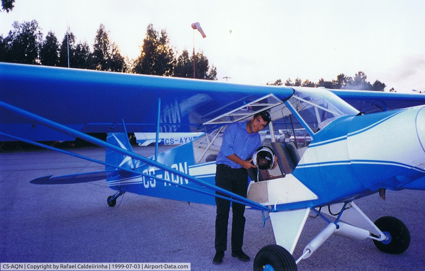 CS-AQN, Piper L-21B Super Cub (PA-18-135) C/N 18-7723, An afternoon flight around Leiria, Portugal with Pedro Cunha Pereira as pilot.
