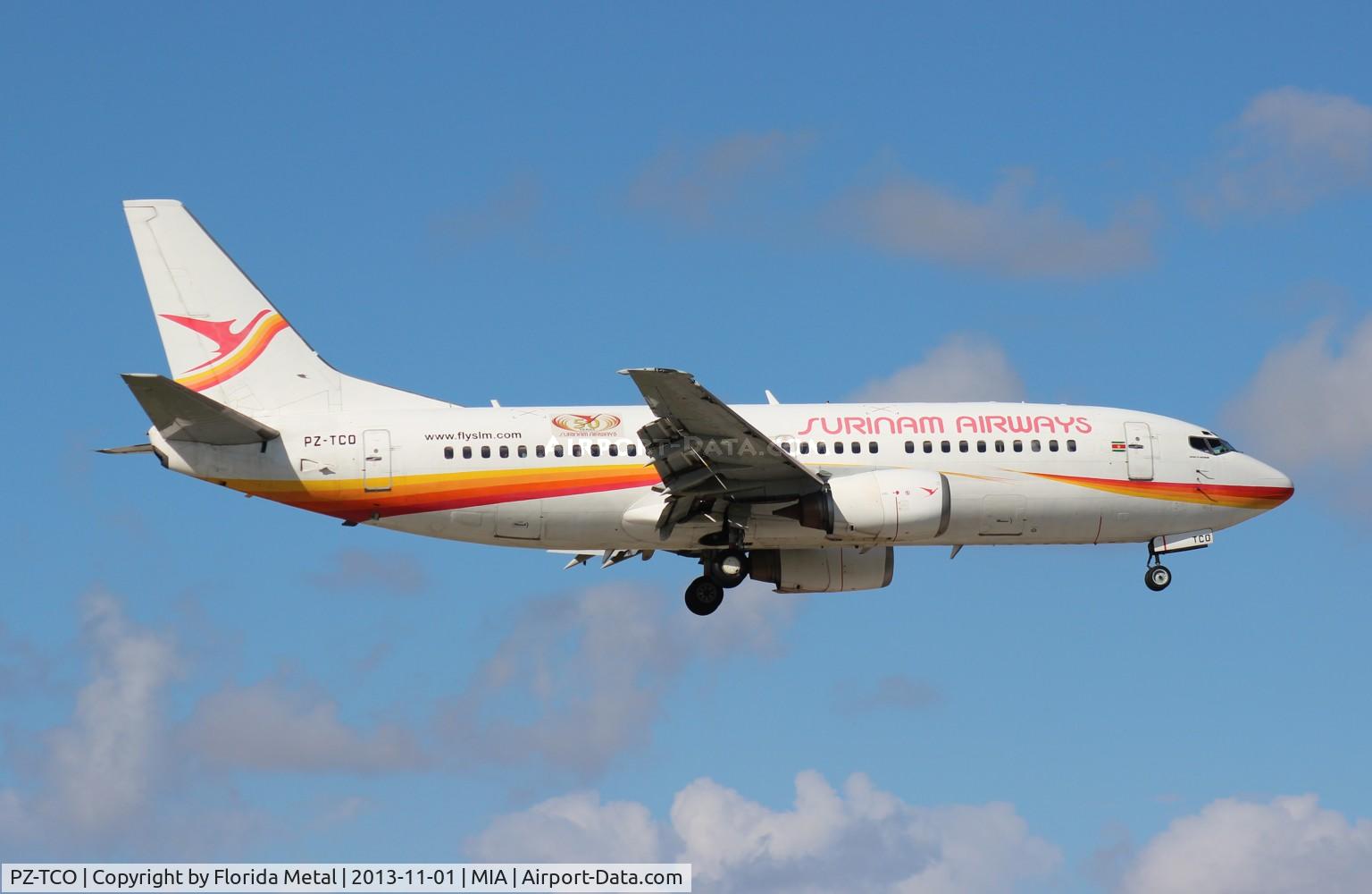 PZ-TCO, 1997 Boeing 737-36N C/N 28669, Suriname Airways 737-300