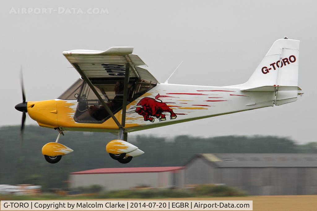 G-TORO, 2013 Skyranger Nynja 912S(1) C/N BMAA/HB/645, Skyranger Nynja 912S(1) at The Fly-In & Vintage Air Race, The Real Aeroplane Company, Breighton Airfield, July 2014.