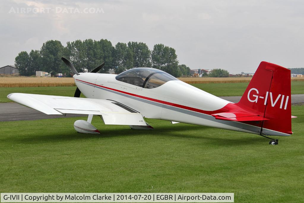 G-IVII, 2004 Vans RV-7 C/N PFA 323-14222, Vans RV-7 at The Fly-In & Vintage Air Race, The Real Aeroplane Company, Breighton Airfield, July 2014.