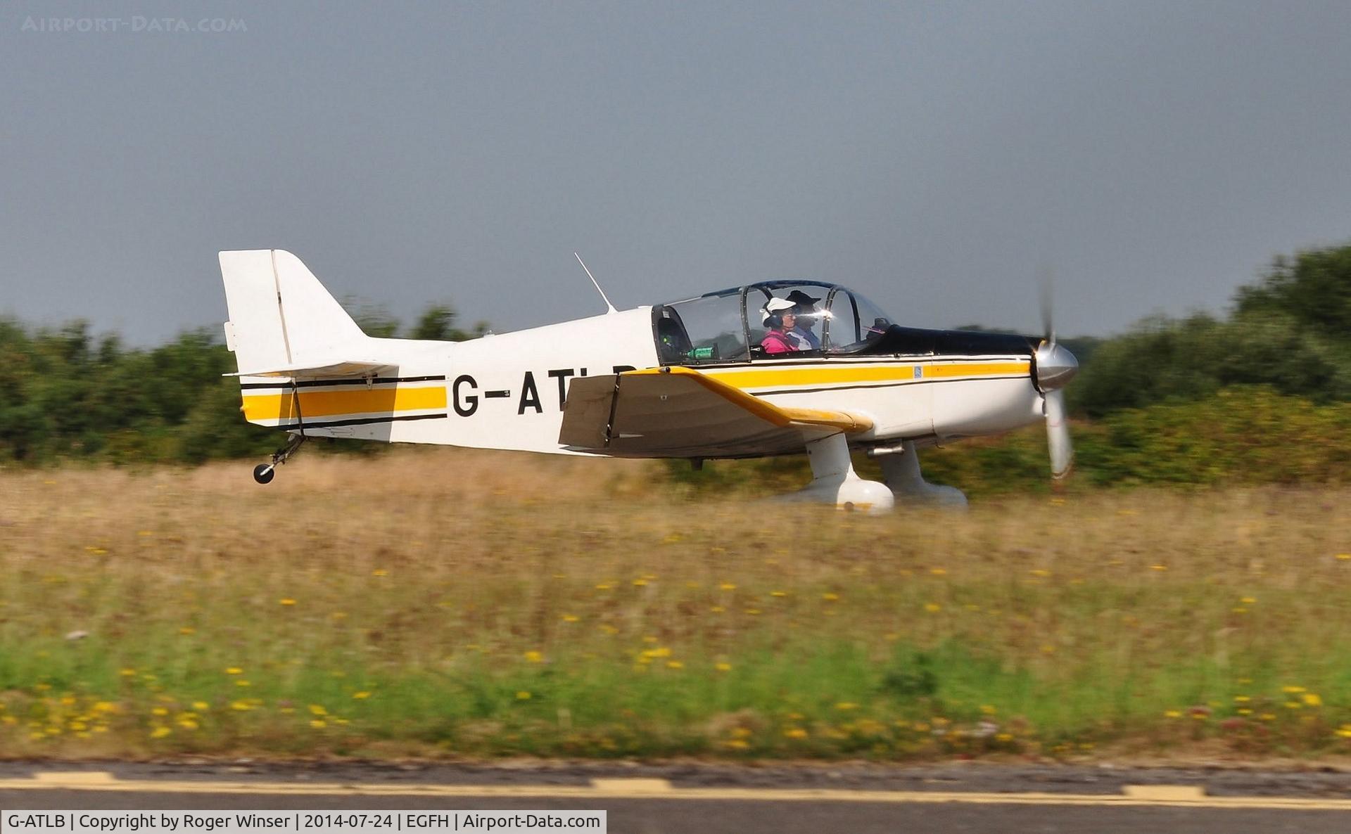 G-ATLB, 1959 Jodel DR-1050M Excellence C/N 78, Visiting Excellence departing Runway 04.