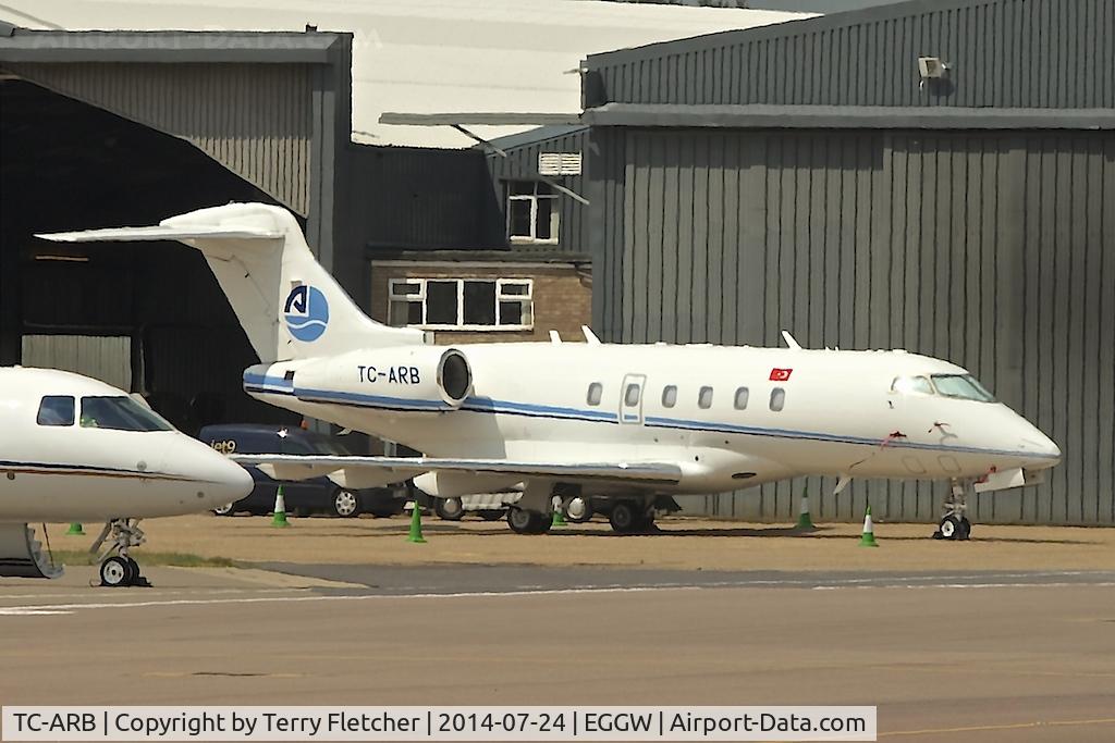 TC-ARB, 2007 Bombardier Challenger 300 (BD-100-1A10) C/N 20181, 2007 Bombardier BD-100-1A10 Challenger 300, c/n: 20181 at Luton