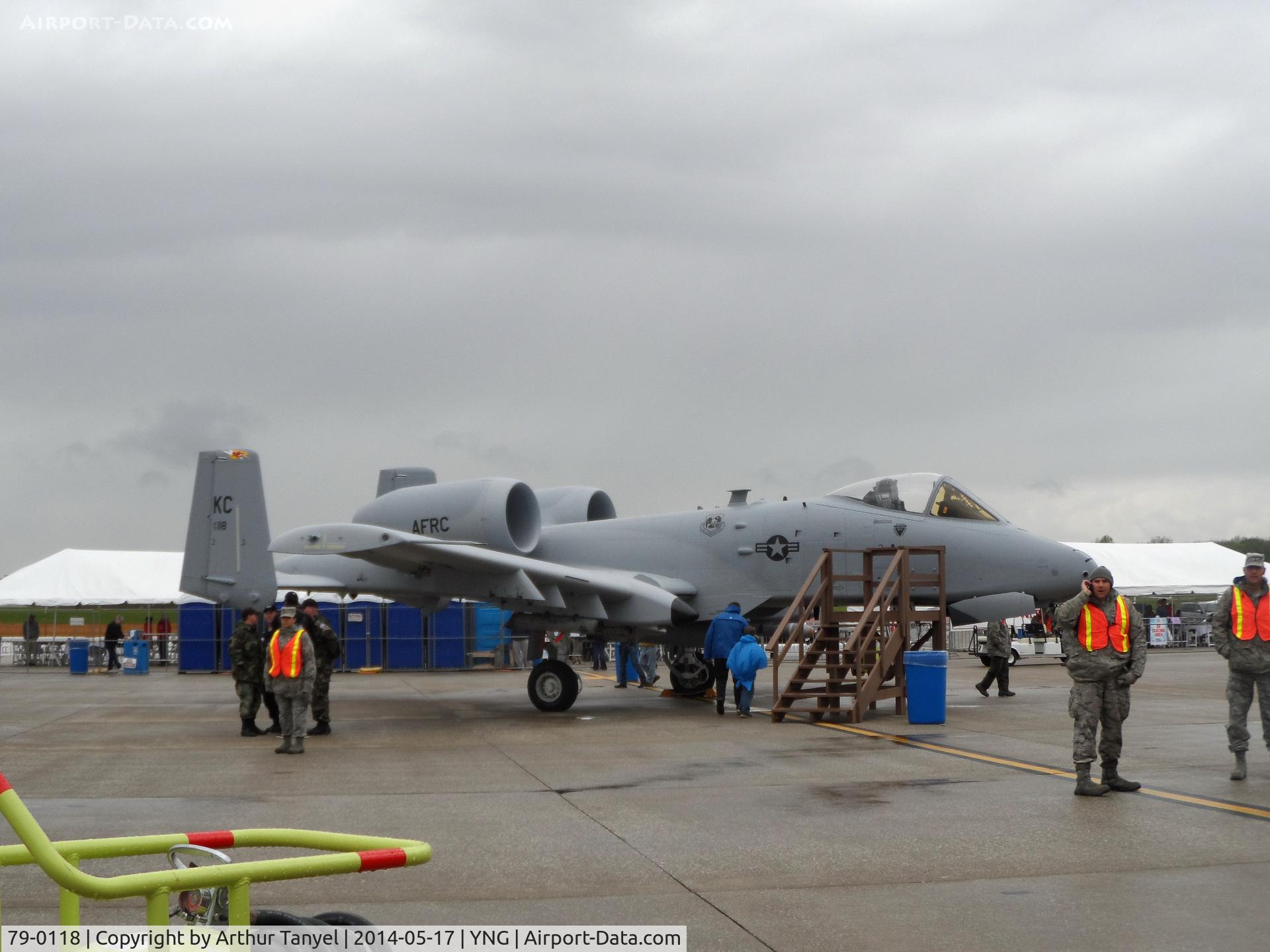 79-0118, 1979 Fairchild Republic A-10C Thunderbolt II C/N A10-0382, On display @ the 2014 Youngstown Airshow