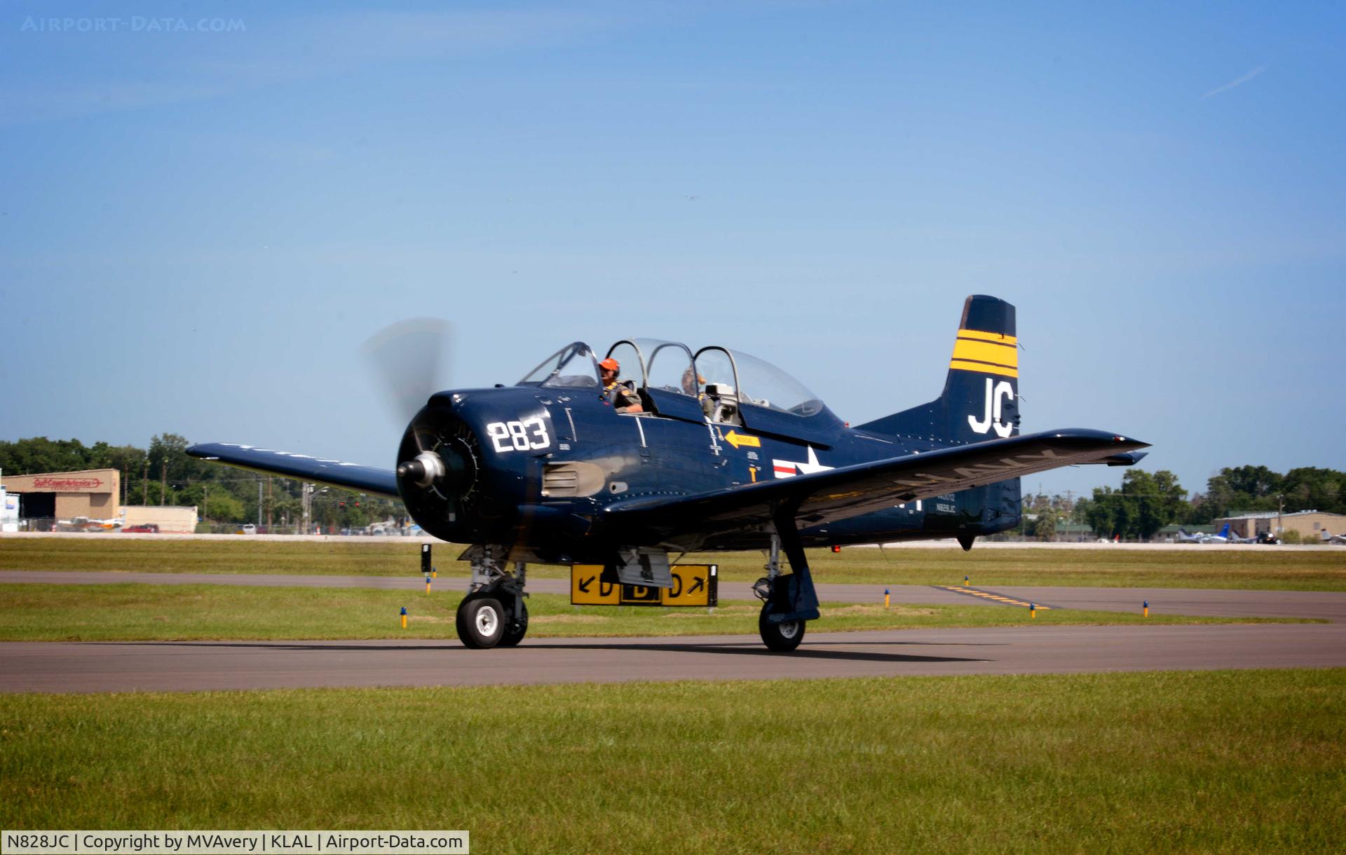 N828JC, 1955 North American T-28B Trojan C/N 219-11, 2014 Sun n Fun