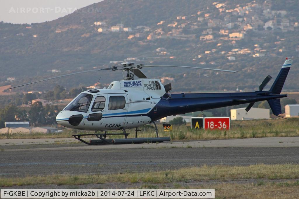 F-GKBE, Eurocopter AS-350B-2 Ecureuil Ecureuil C/N 2503, Parked