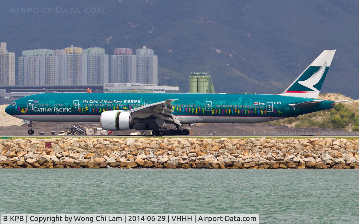 B-KPB, 2007 Boeing 777-367/ER C/N 35299, Cathay Pacific