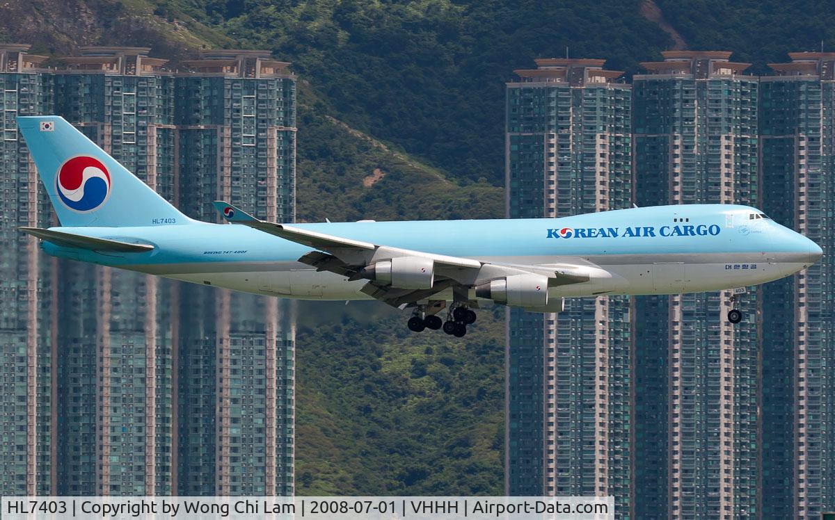 HL7403, 1998 Boeing 747-4B5F/SCD C/N 26408, Korean Air Cargo