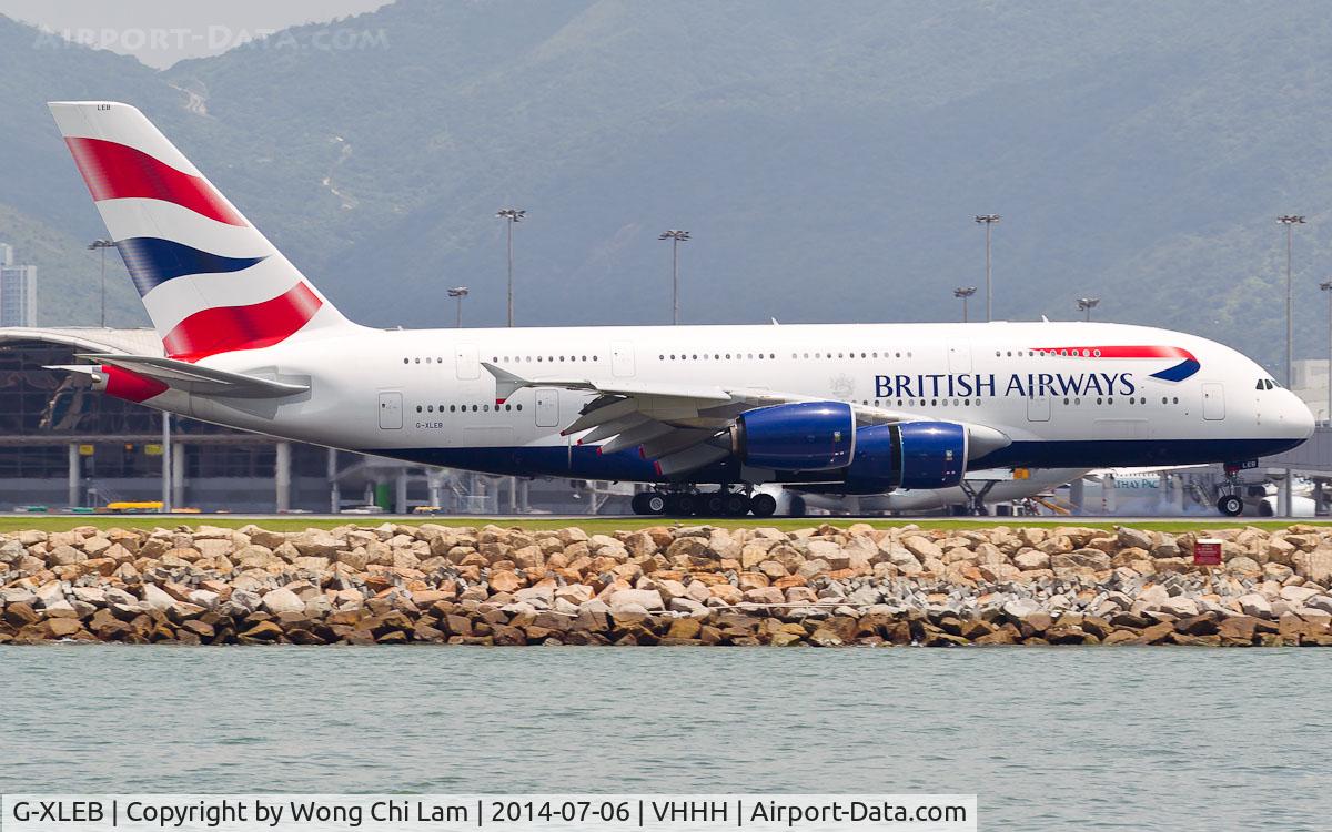 G-XLEB, 2013 Airbus A380-841 C/N 121, British Airways