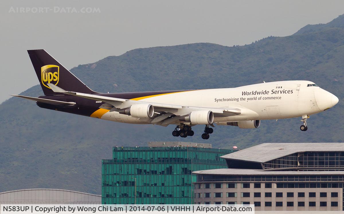 N583UP, 1993 Boeing 747-4R7F C/N 25867, UPS - United Parcel Service