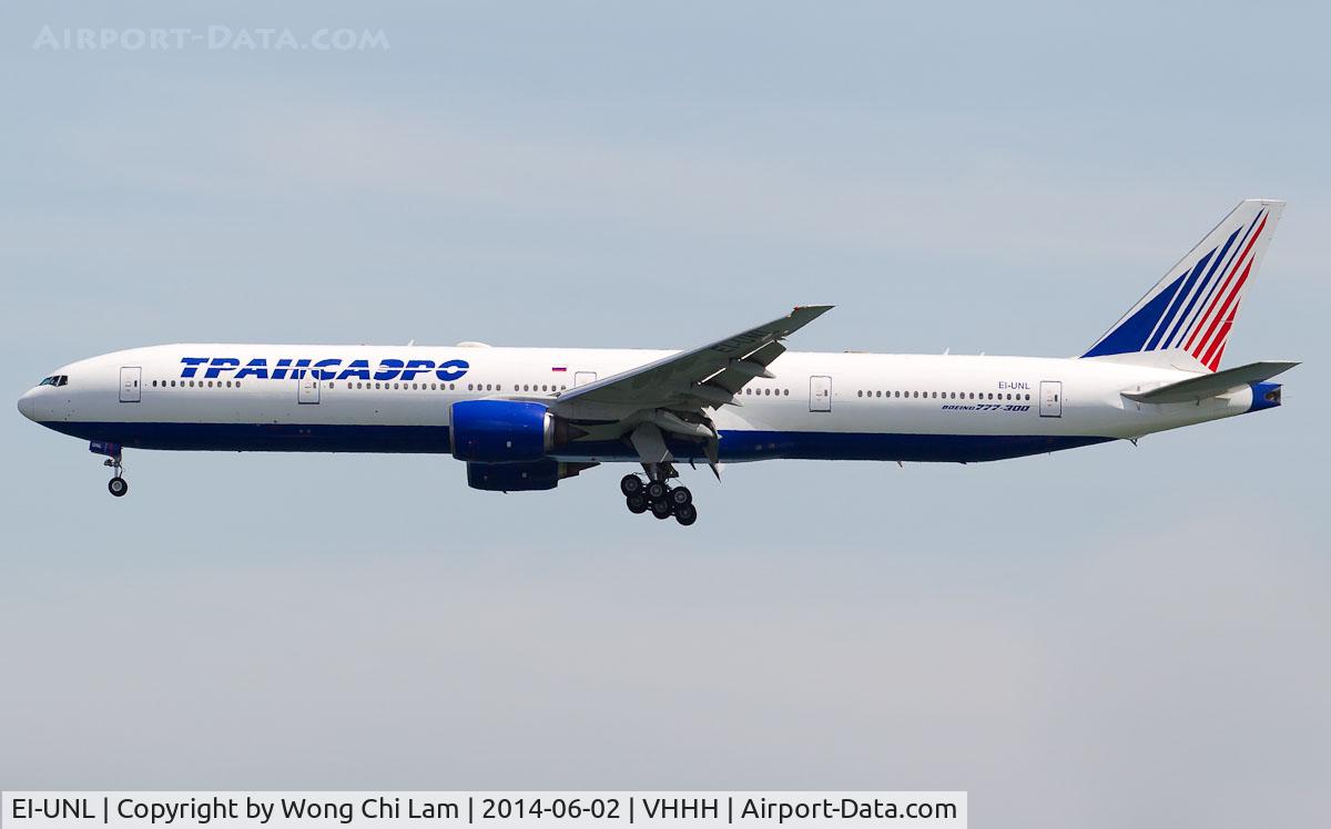 EI-UNL, 1998 Boeing 777-312 C/N 28515, Transaero Airlines