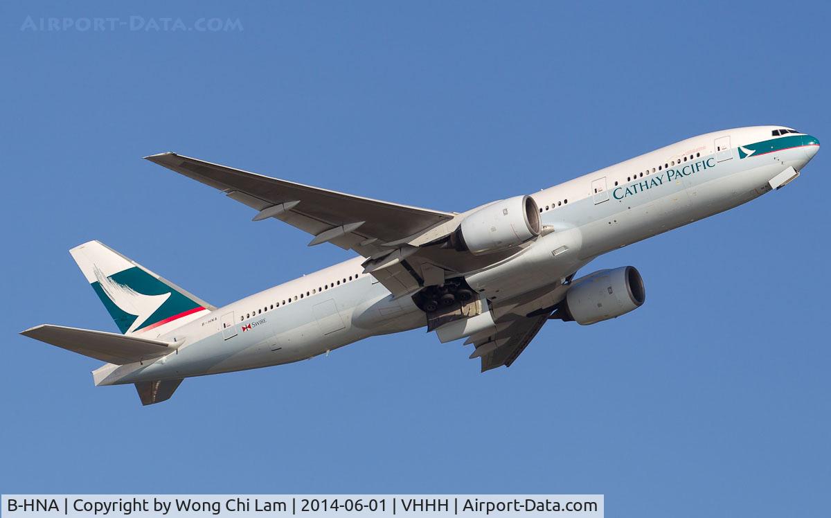 B-HNA, 1995 Boeing 777-267 C/N 27265, Cathay Pacific