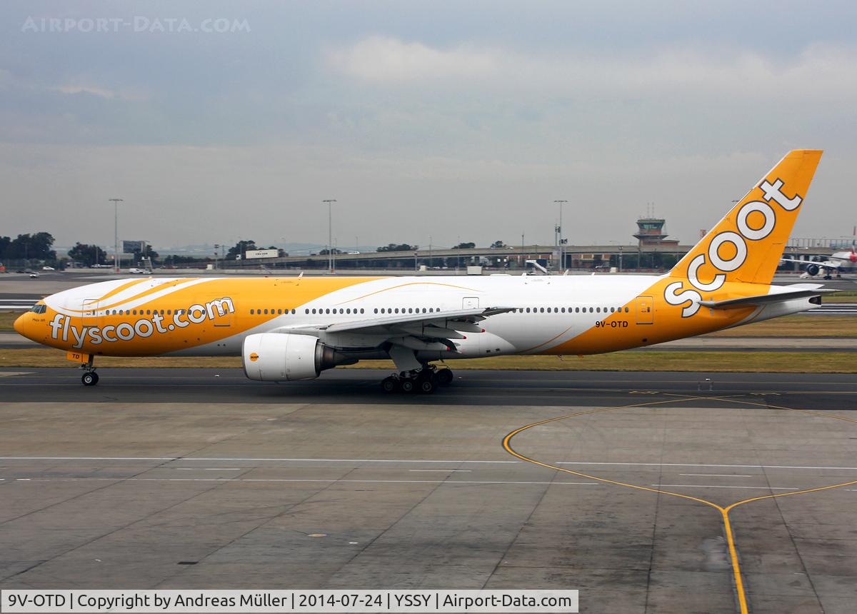 9V-OTD, 1997 Boeing 777-212/ER C/N 28510, Departure to Singapore.