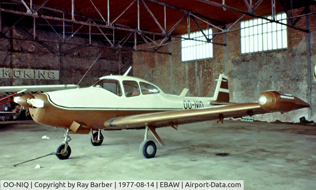 OO-NIQ, 1948 Ryan Navion A C/N NAV-4-1259, Ryan Navion [NAV-4-1259] Antwerp-Deurne~OO 14/08/1977