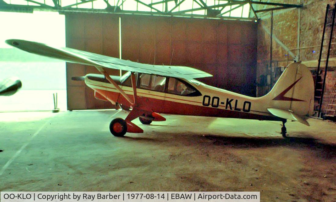 OO-KLO, Boisavia B-601L Mercurey C/N 22, Boisavia B.601L Mercurey [22] Antwerp-Deurne~OO 14/08/1977. From a slide.