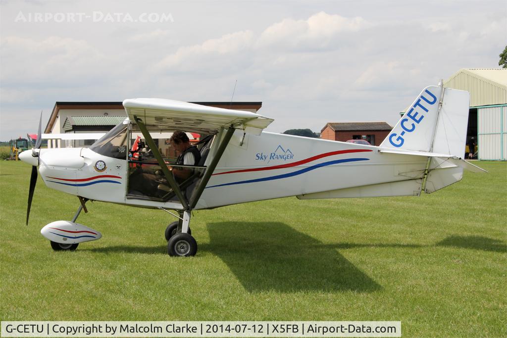 G-CETU, 2007 Skyranger Swift 912S(1) C/N BMAA/HB/551, Skyranger Swift 912S(1), Fishburn Airfield UK July 2014.