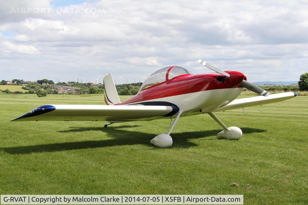 G-RVAT, 2009 Vans RV-8 C/N LAA 303-14928, Vans RV-8, Fishburn Airfield UK, July 2014.