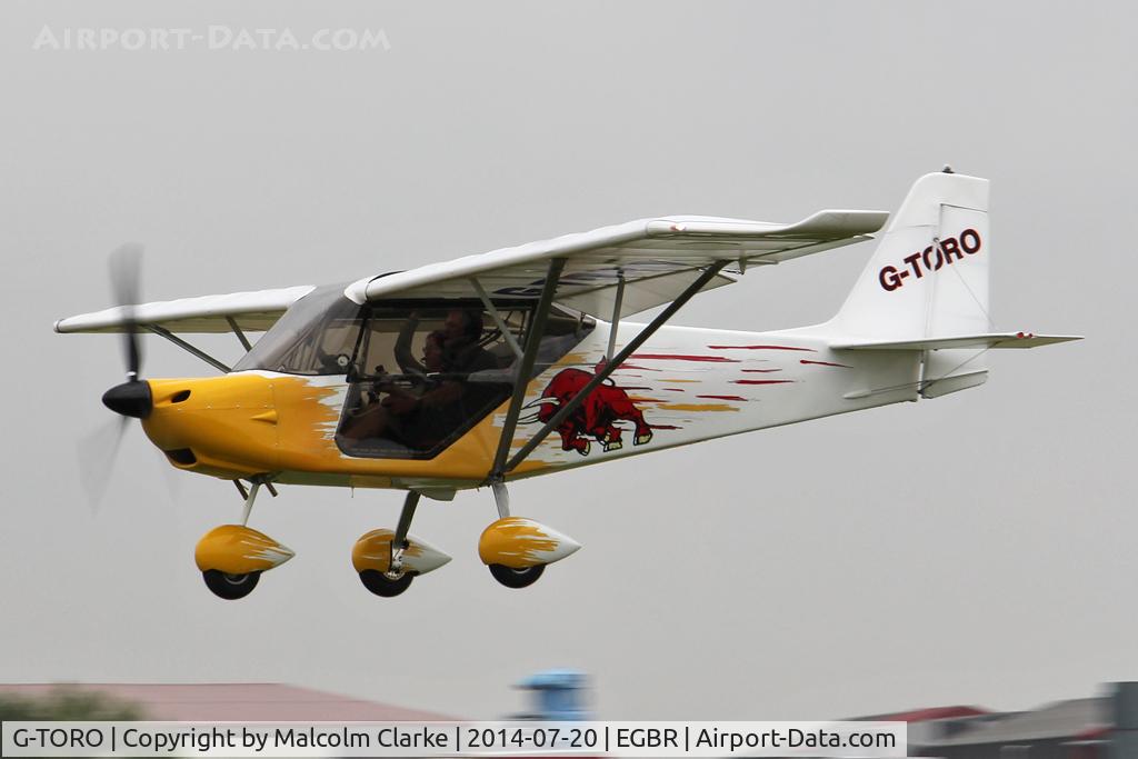 G-TORO, 2013 Skyranger Nynja 912S(1) C/N BMAA/HB/645, Skyranger Nynja 912S(1) at The Fly-In & Vintage Air Race, The Real Aeroplane Company, Breighton Airfield, July 2014.