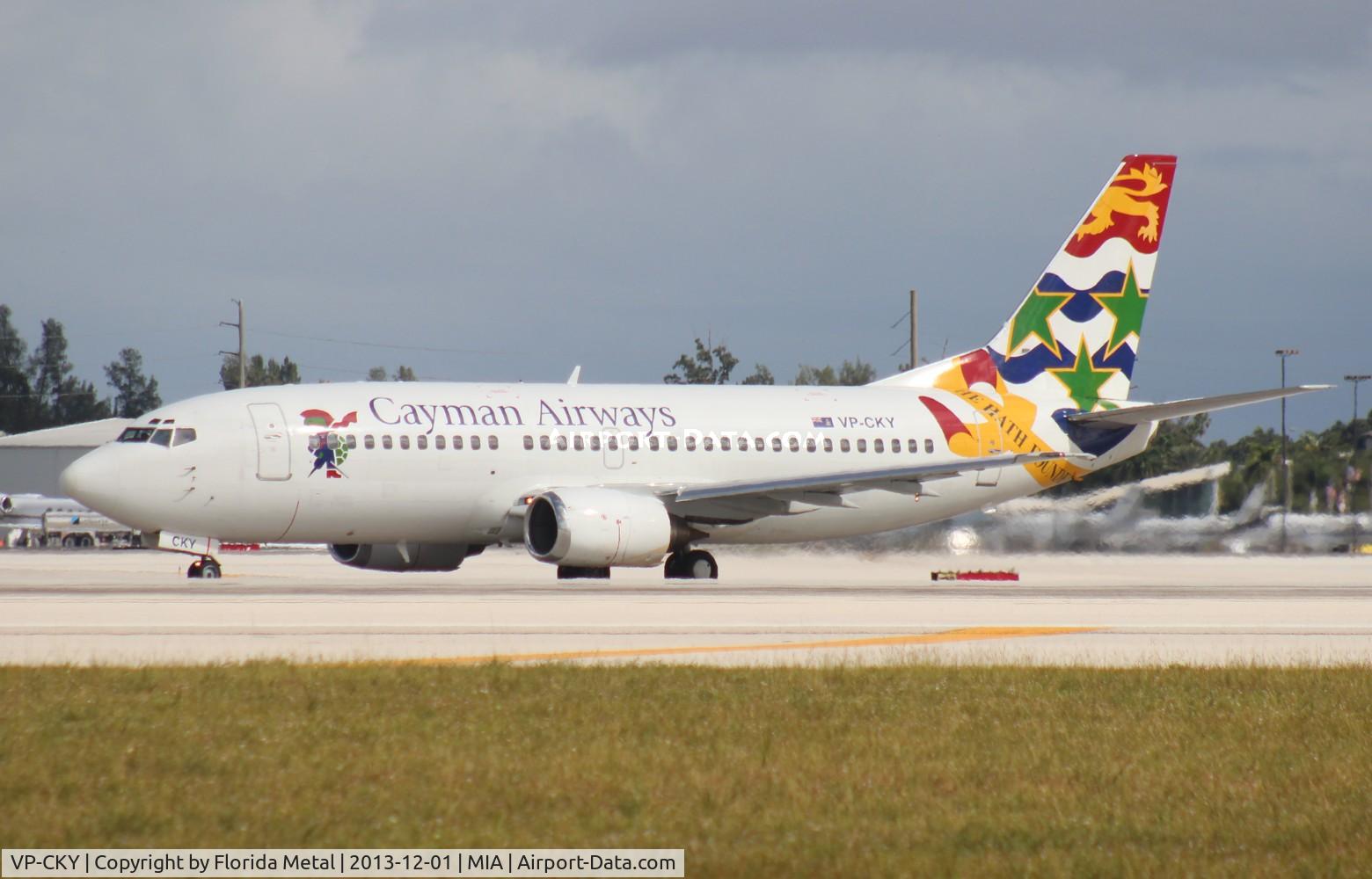 VP-CKY, 1992 Boeing 737-3Q8 C/N 26282, Cayman Airways 737-300