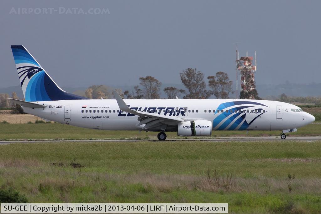 SU-GEE, 2012 Boeing 737-866 C/N 40803, Landing