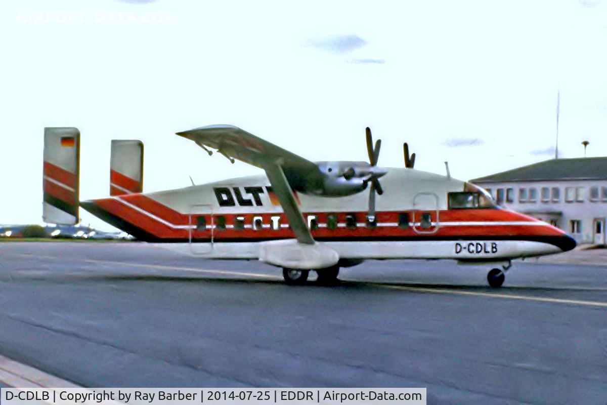 D-CDLB, 1978 Short SD3-30 C/N SH3016, Short SD-330 [SH3016] (DLT} Saarbrucken~D 02/05/1981