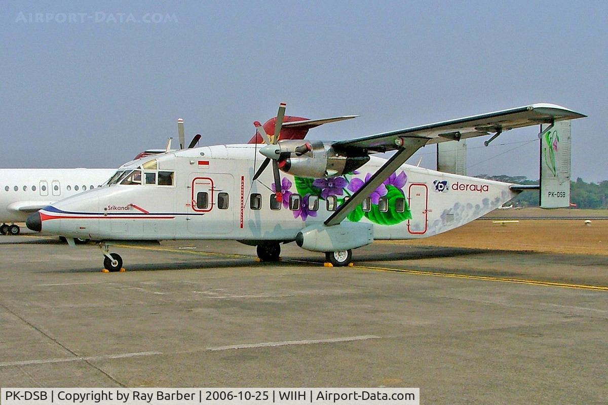 PK-DSB, 1980 Short 330 C/N SH.3056, Shorts SD-330-200 [SH3056] (Deraya Air Taxi) Jakarta-Halim Perdanakusuma Int~PK 25/10/2006