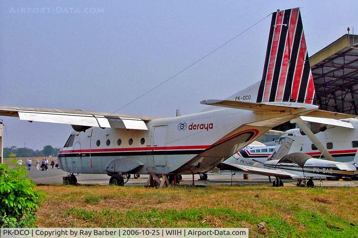 PK-DCO, 1978 CASA 212-100 C/N 93, CASA C-212-100 Aviocar [93] (Deraya Air Taxi) Jakarta-Halim Perdanakusuma Int~PK 25/10/2006