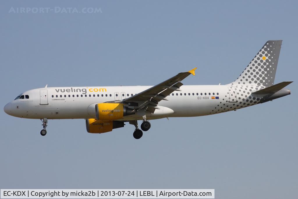 EC-KDX, 2007 Airbus A320-216 C/N 3151, Landing