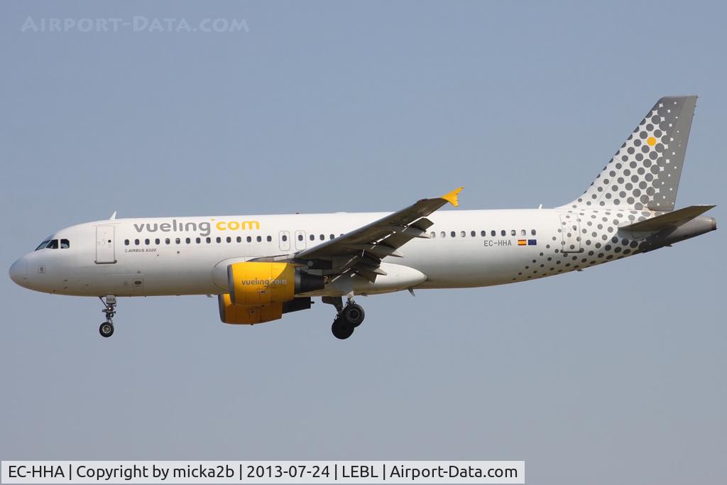EC-HHA, 2000 Airbus A320-214 C/N 1221, Landing