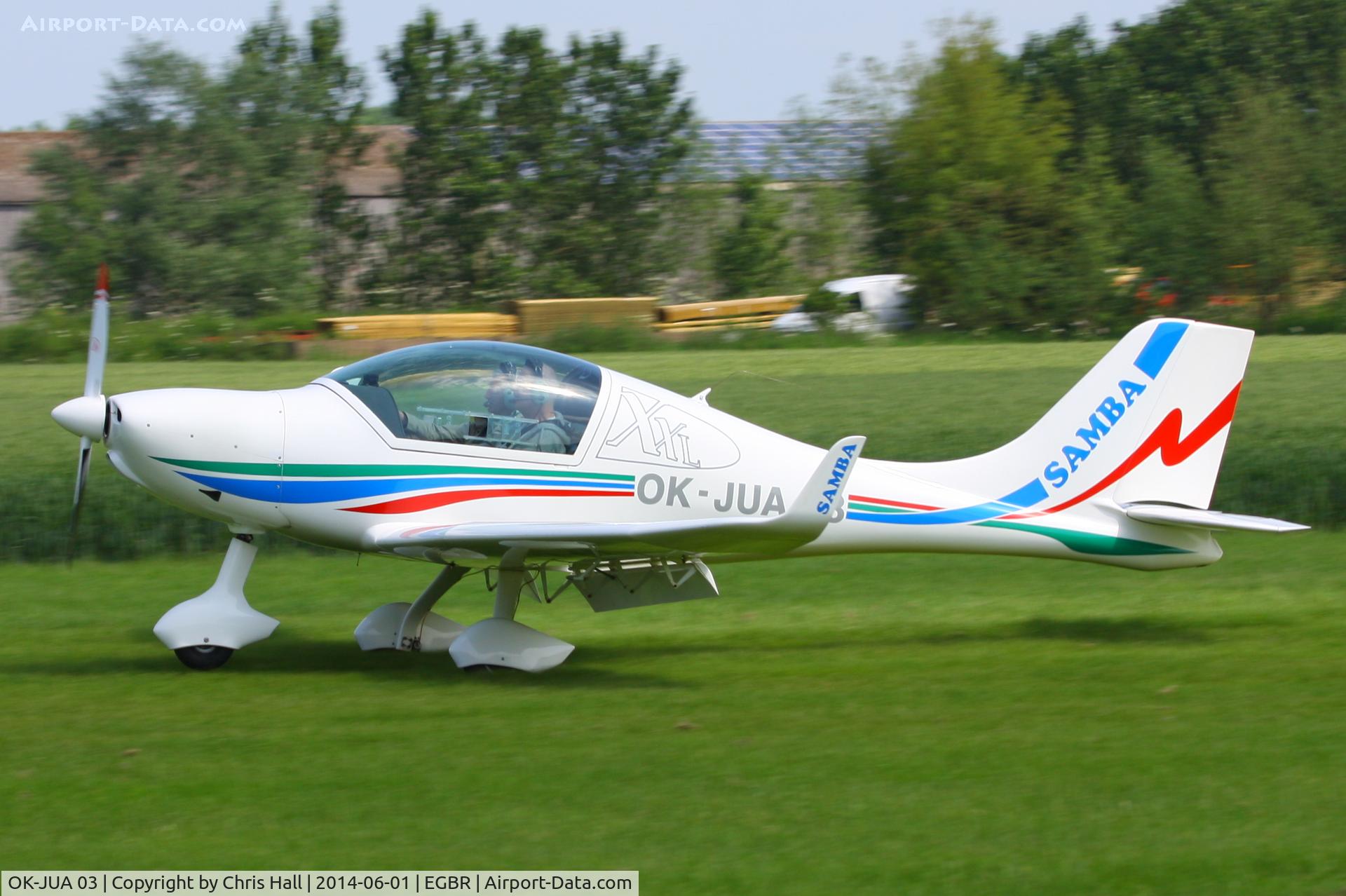 OK-JUA 03, Urban Air UFM-10 Samba C/N Not found OK-JUA 03, at Breighton's Open Cockpit & Biplane Fly-in, 2014