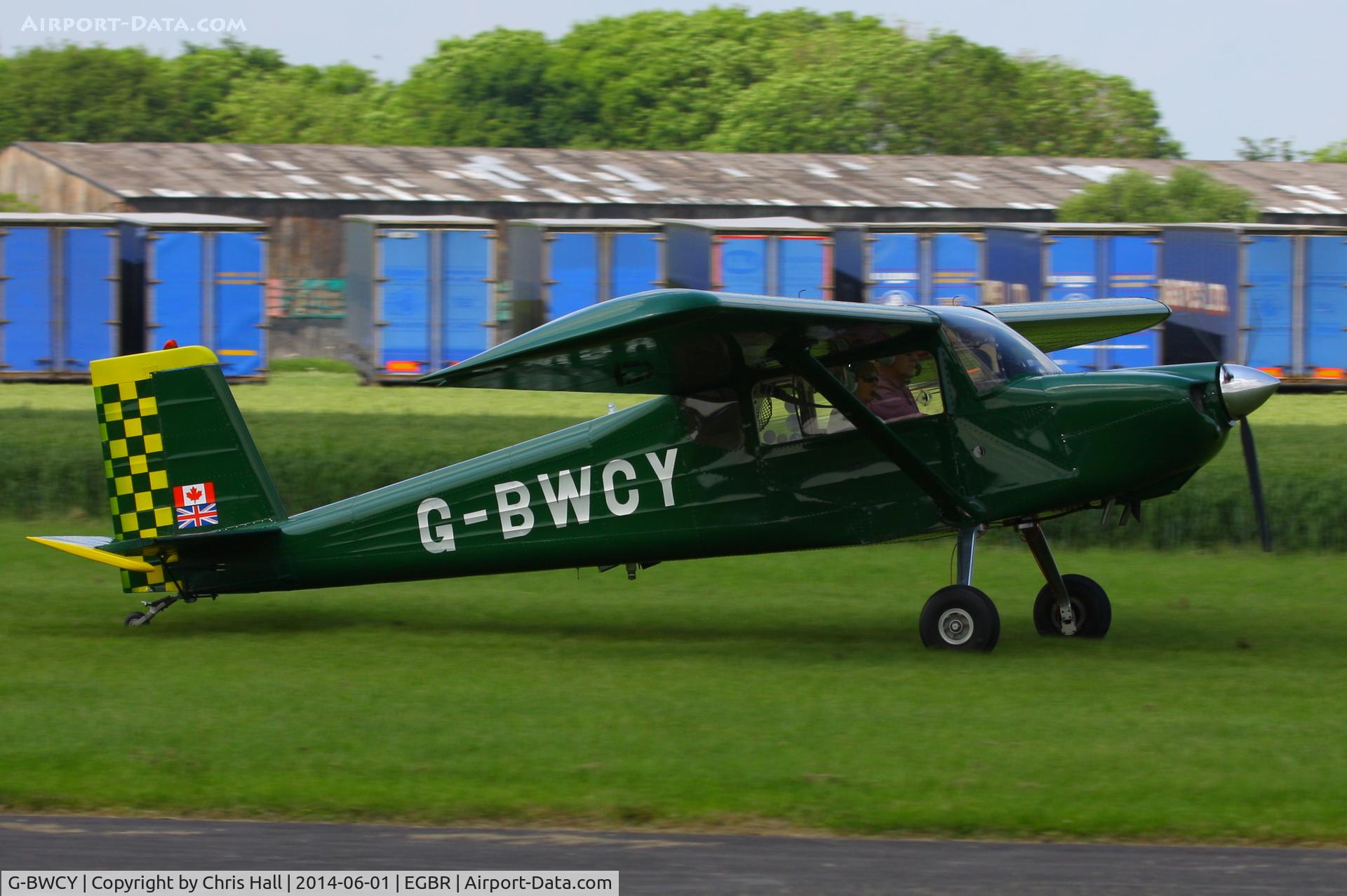 G-BWCY, 1996 Murphy Rebel C/N PFA 232-12135, at Breighton's Open Cockpit & Biplane Fly-in, 2014