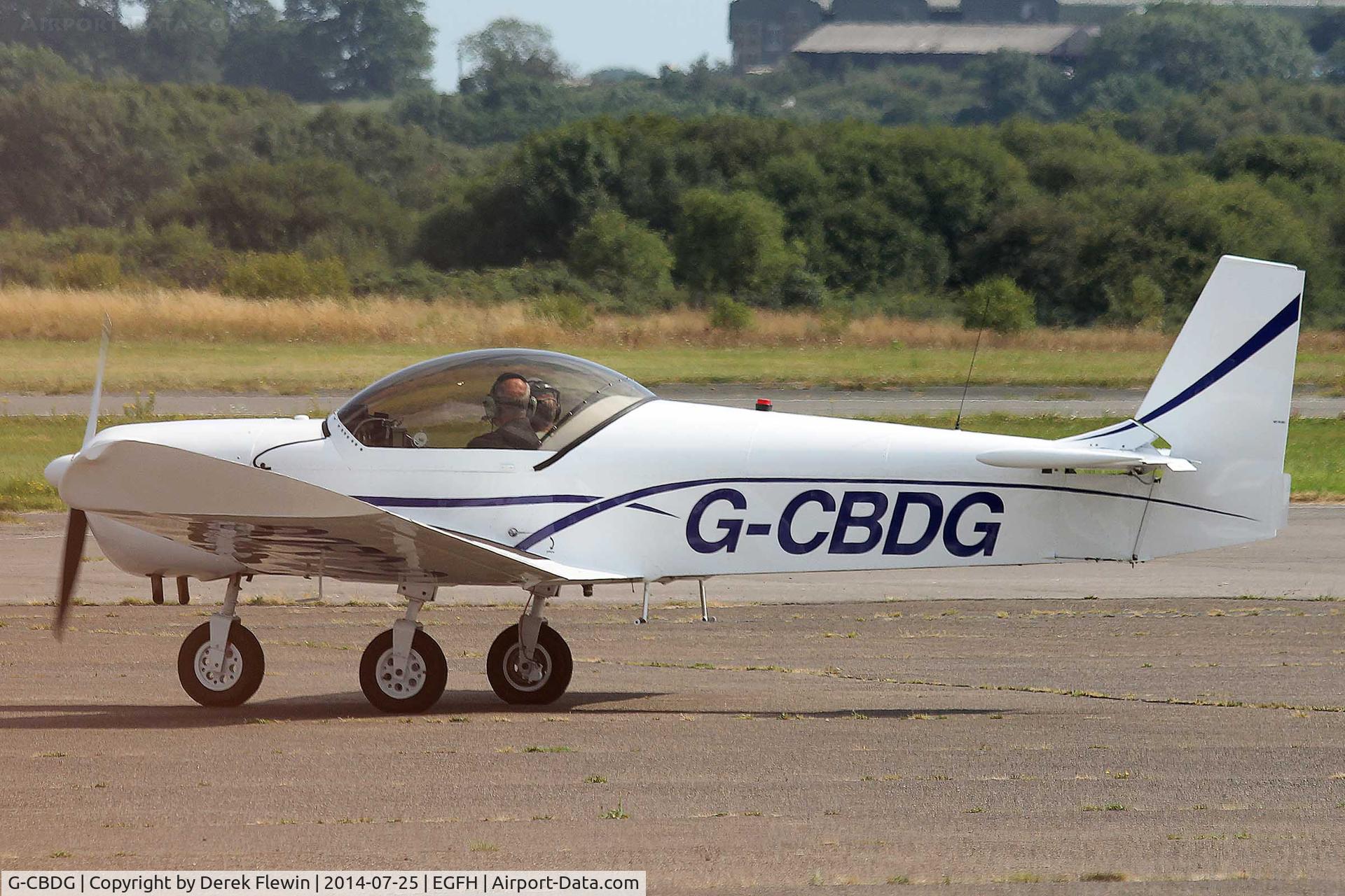 G-CBDG, 2006 Zenair CH-601HD C/N PFA 162-13375, Visiting Zodiac, Shobdon based,  seen taxxing to the pumps at EGFH.