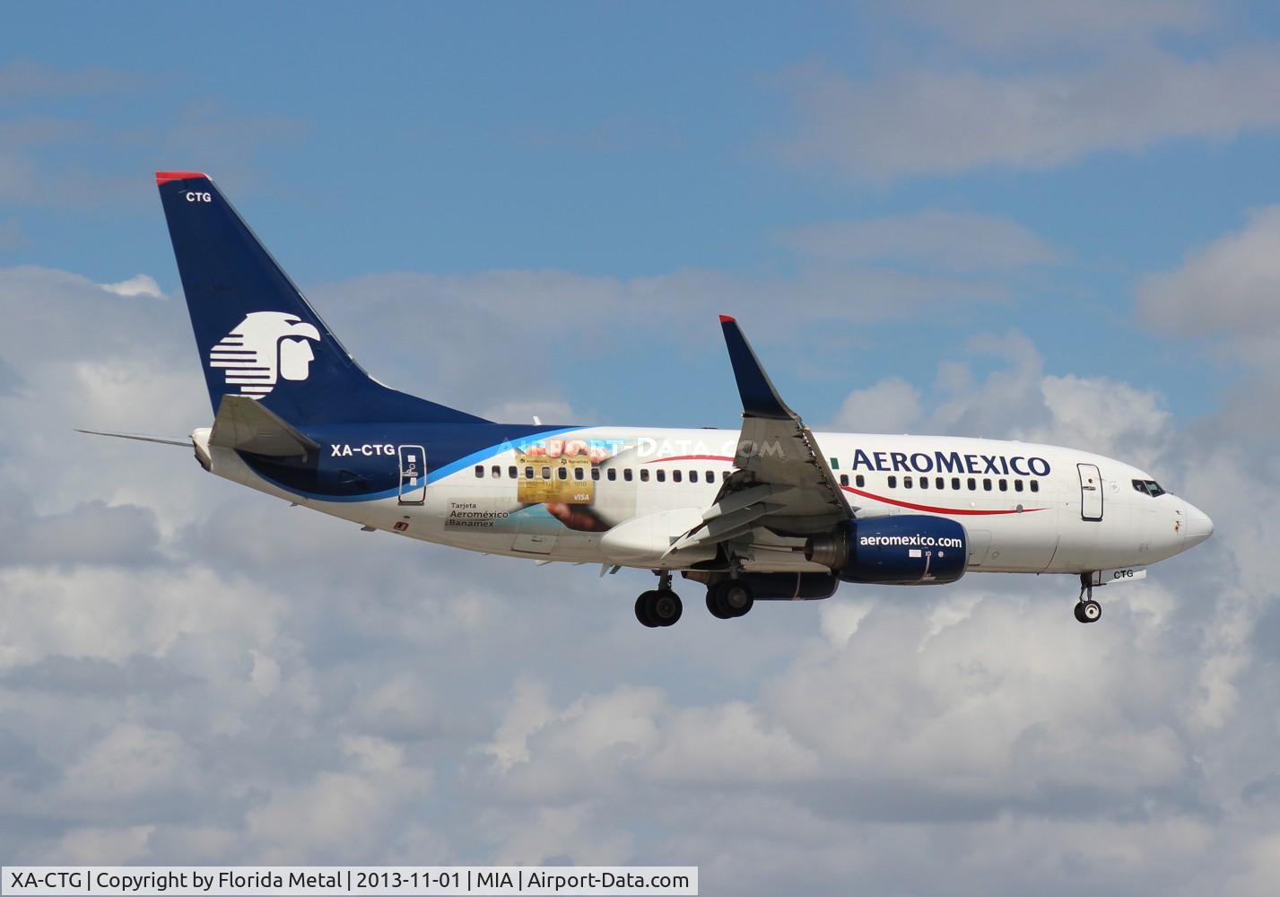 XA-CTG, 2007 Boeing 737-752 C/N 35123, Aeromexico 737-700