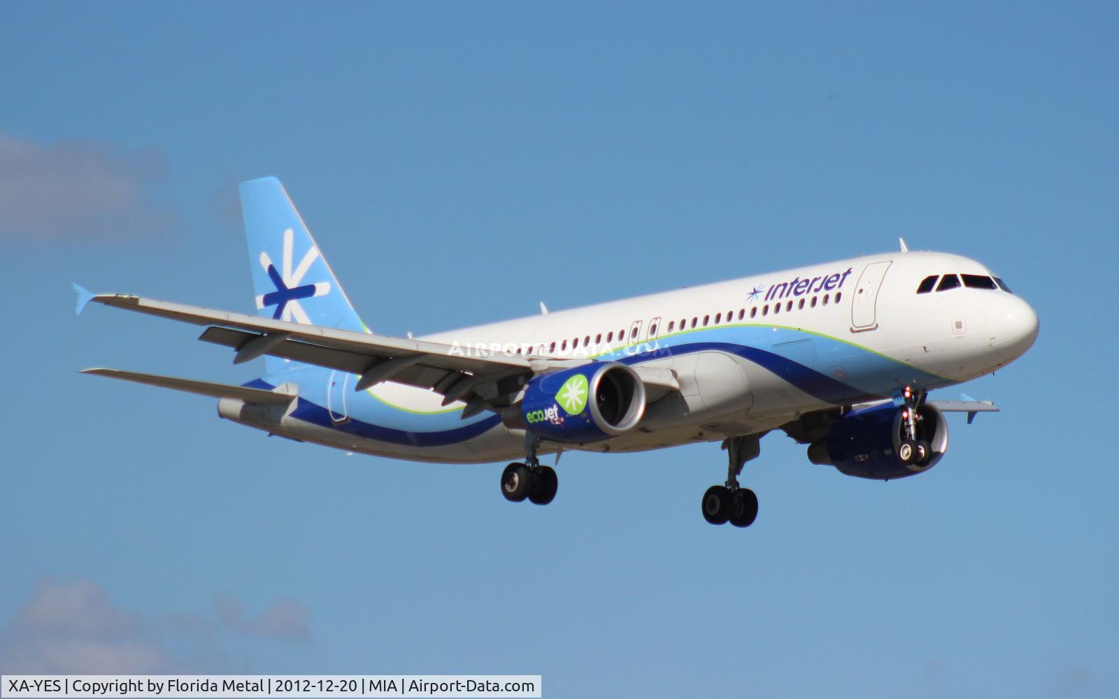 XA-YES, 2011 Airbus A320-214 C/N 4933, Interjet A320