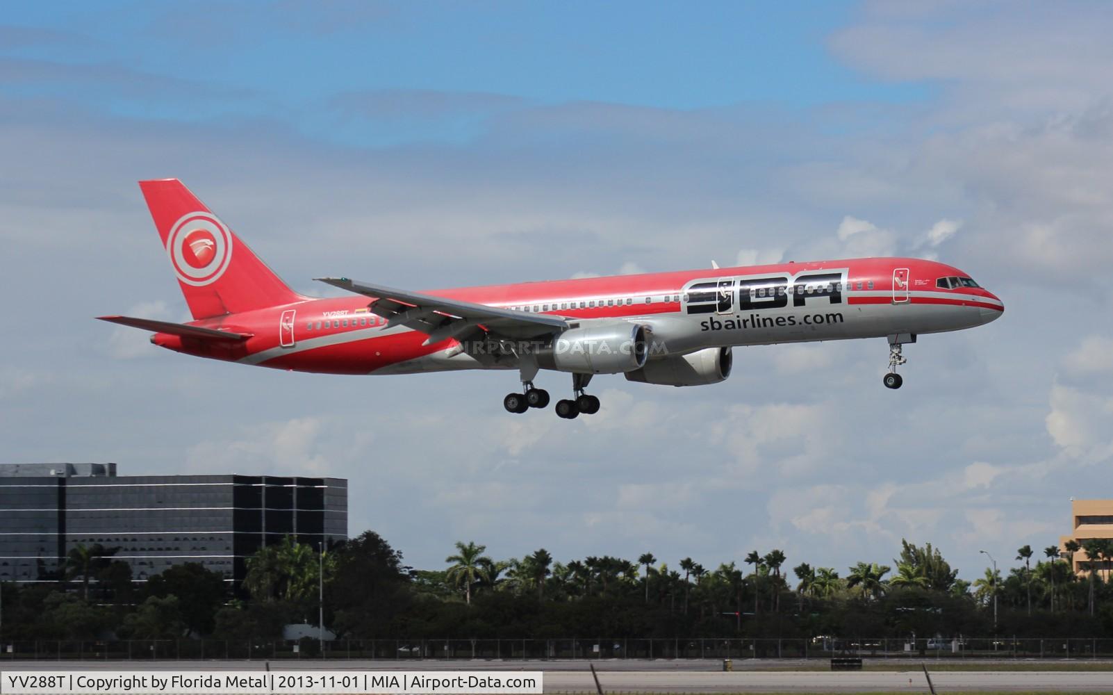 YV288T, 1989 Boeing 757-21B C/N 24402, Santa Barbara 757-200