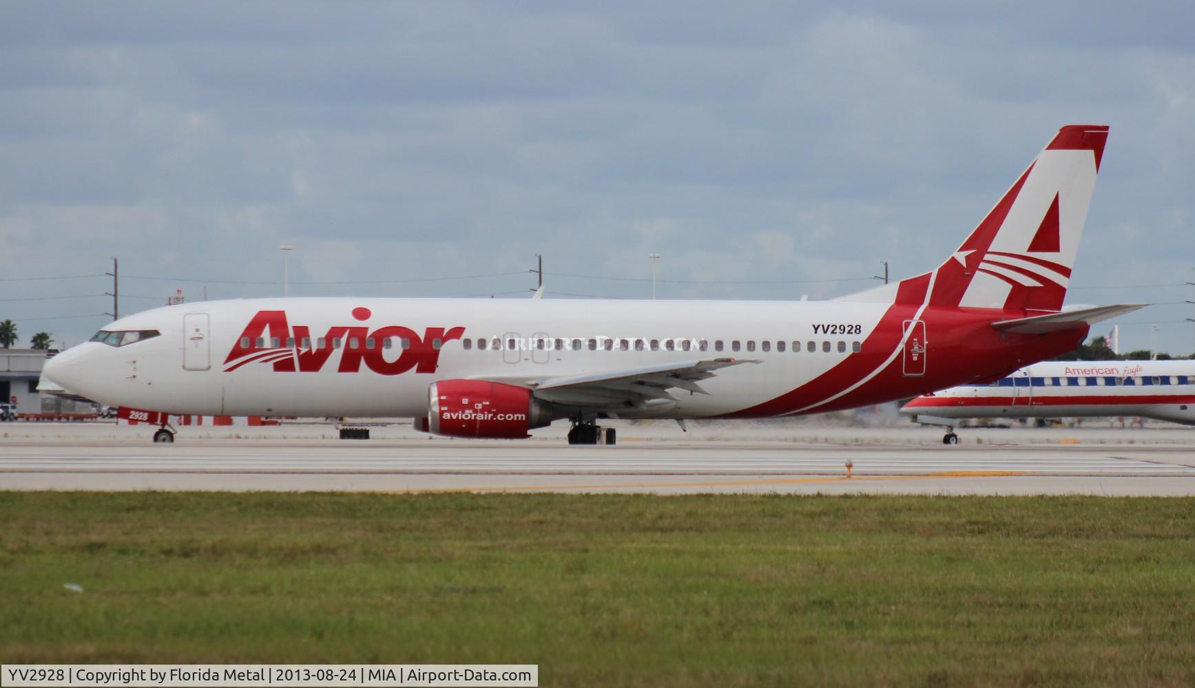 YV2928, 1989 Boeing 737-401 C/N 23885, Avior 737-400