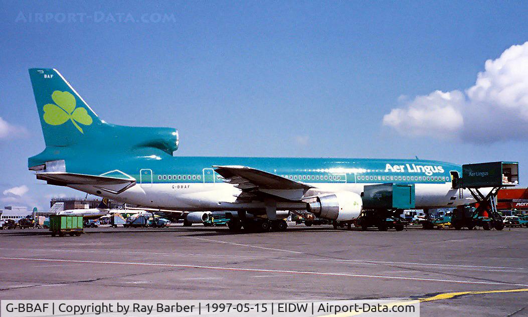 G-BBAF, 1974 Lockheed L-1011-385-1 TriStar 1 C/N 193E-1093, Lockheed L-1011 TriStar 100 [1093 (Aer Lingus) Dublin~EI 15/05/1997