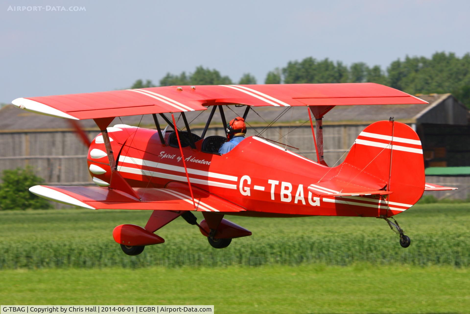 G-TBAG, 1991 Murphy Renegade 912 C/N PFA 188-11912, at Breighton's Open Cockpit & Biplane Fly-in, 2014