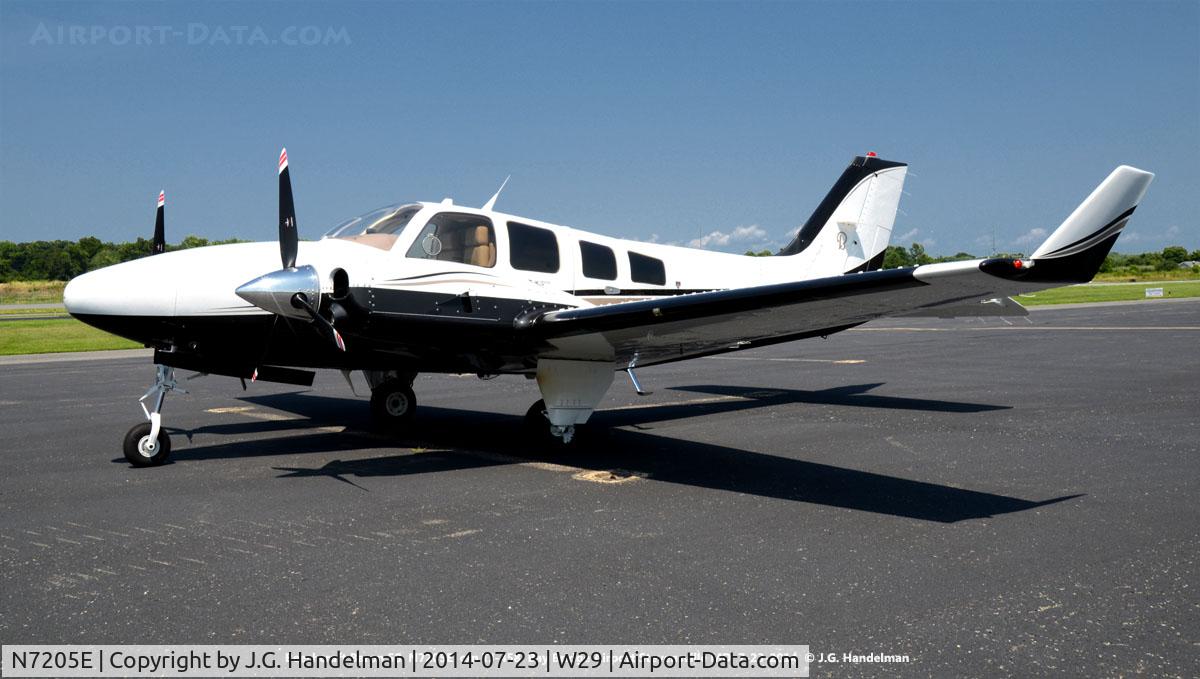 N7205E, 1984 Beech 58P Baron C/N TJ-458, Pressurized Baron