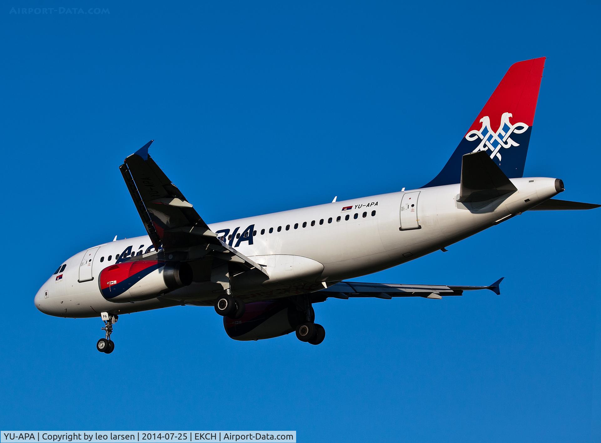 YU-APA, 2004 Airbus A319-132 C/N 2277, Copenhagen Kastrup 25.7.14