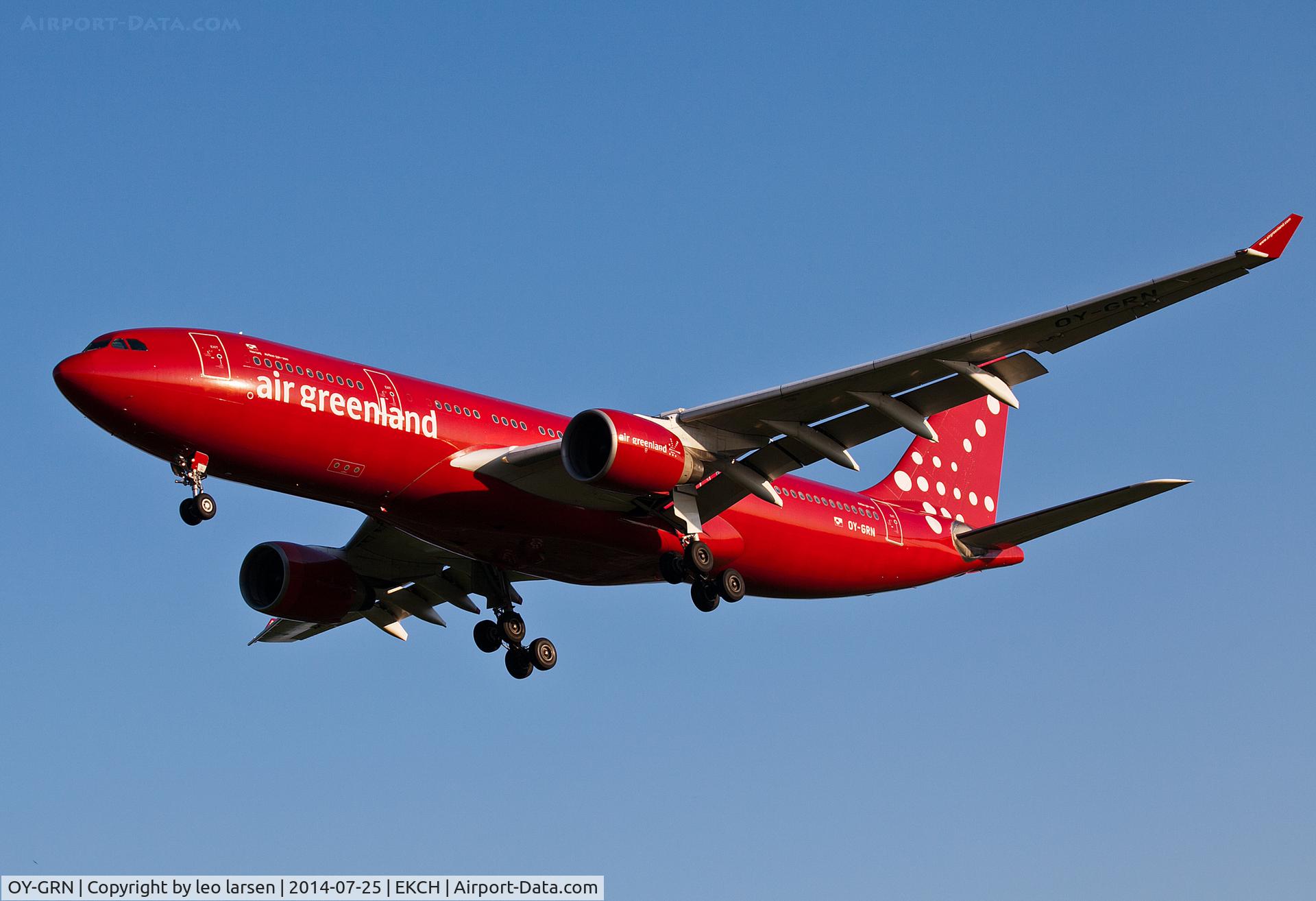OY-GRN, 1998 Airbus A330-223 C/N 230, Copenhagen Kastrup 25.7.14