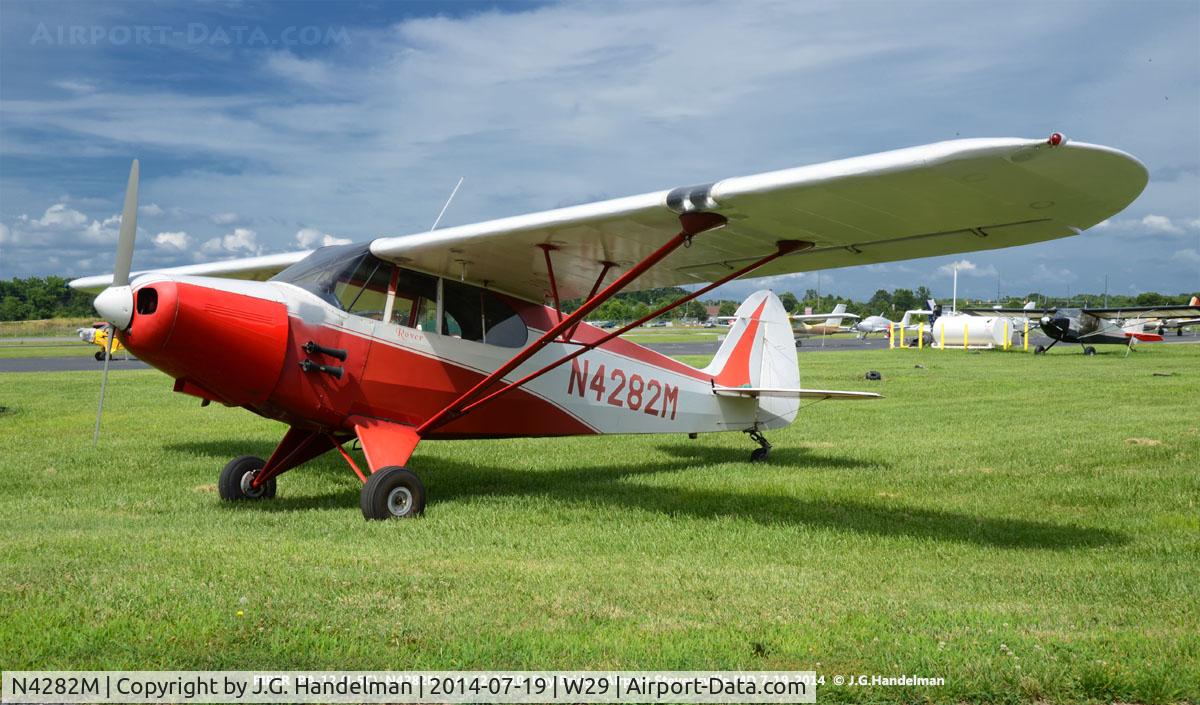 N4282M, 1947 Piper PA-12 Super Cruiser C/N 12-3210, At W29.