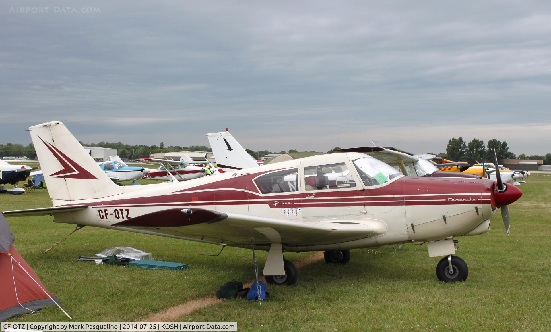 CF-OTZ, 1962 Piper PA-24-180 Comanche Comanche C/N 24-3365, Piper PA-24