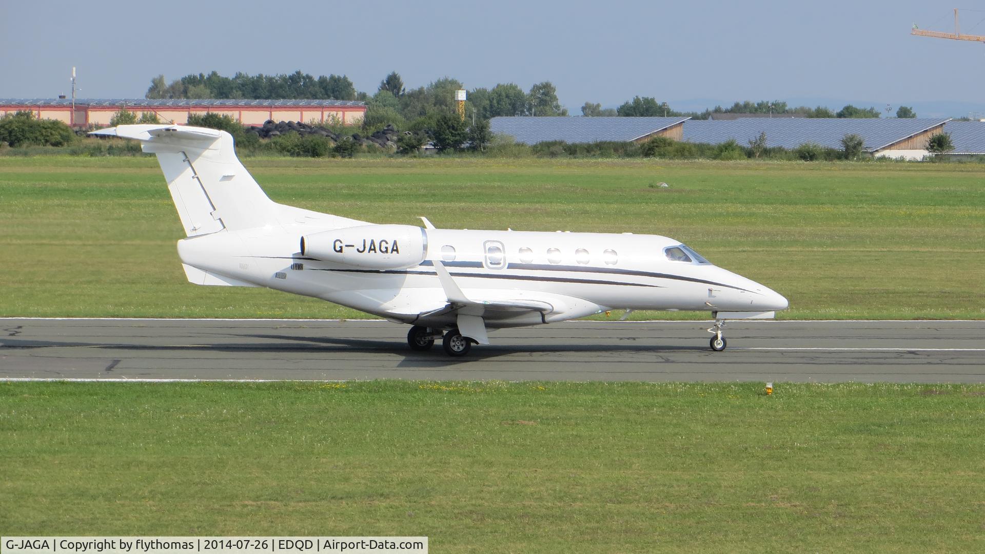 G-JAGA, 2013 Embraer EMB-505 Phenom 300 C/N 50500134, G-JAGA Bayreuth Airport Bindlacher Berg