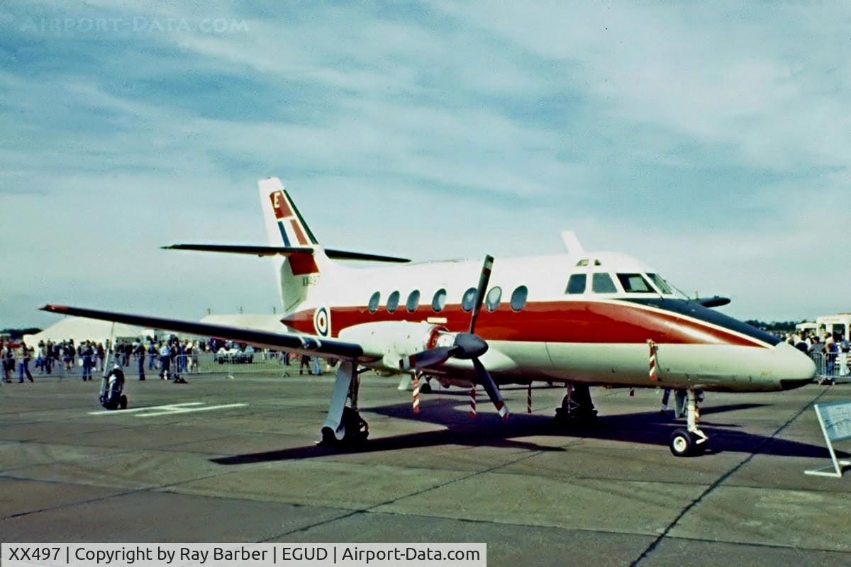 XX497, 1976 Scottish Aviation HP-137 Jetstream T.1 C/N 280, BAE Systems Jetstream T.1 [275] (Royal Air Force) RAF Abingdon~G 15/09/1979