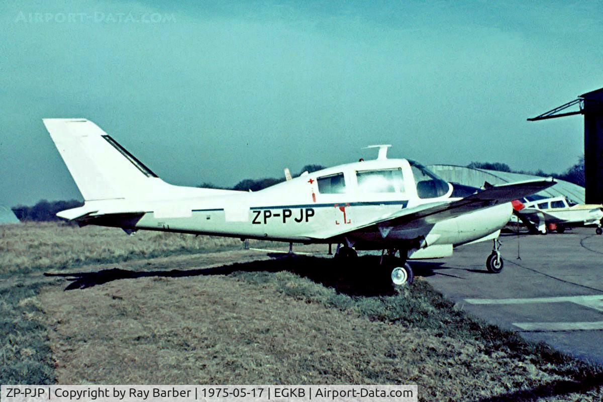 ZP-PJP, 1966 Beagle B-206R Basset CC.1 C/N R.10/B.020, Beagle B.206R Bassett CC.1 [B020] Biggin Hill~G 17/05/1975. From a slide.