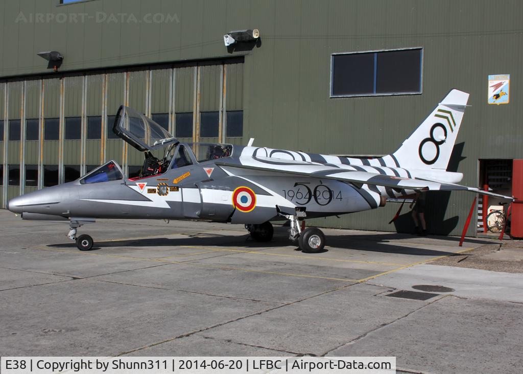 E38, Dassault-Dornier Alpha Jet E C/N E38, Participant of the Cazaux Spotterday 2014... Special c/s