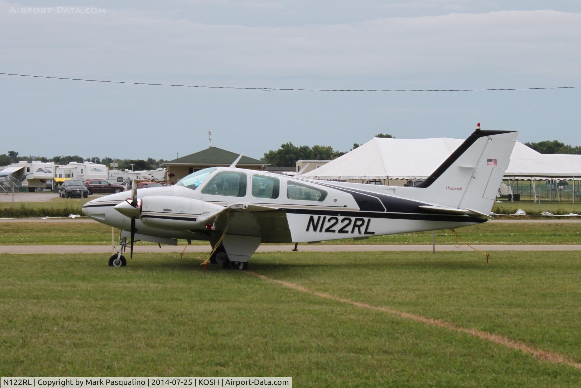 N122RL, 1978 Beech 95-B55 (T42A) Baron C/N TC-2177, Beech B55