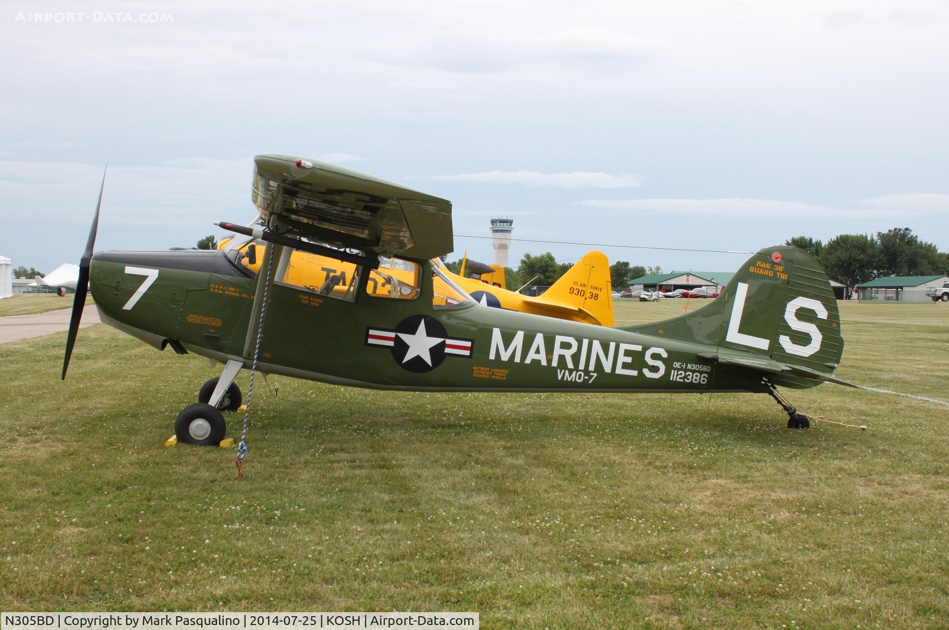 N305BD, Cessna O-1D Bird Dog C/N 22761, Cessna L-19