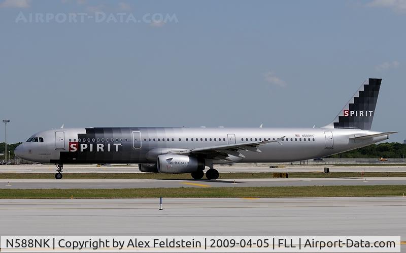 N588NK, 2005 Airbus A321-231 C/N 2590, Ft. Lauderdale