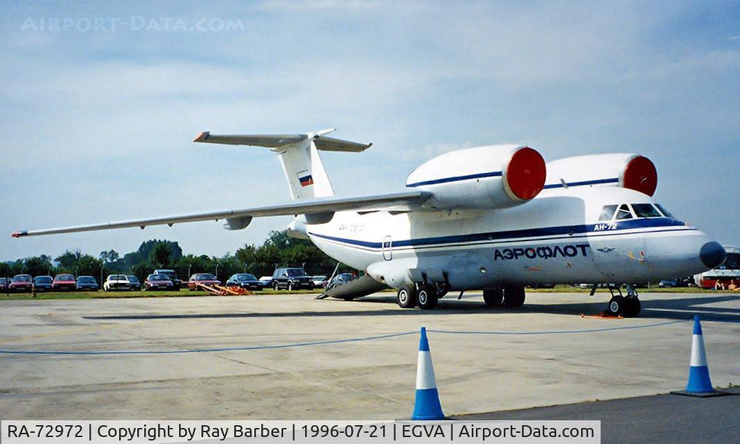 RA-72972, 1991 Antonov An-72 C/N 36572094883, Antonov An-72 [36572094883] (Russian Air Force) RAF Fairford~G 21/07/1996